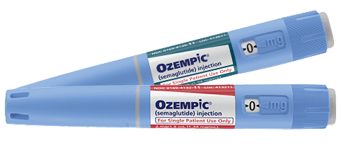 Ozempic injection pen, physician-prescribed GLP-1 weight loss medication