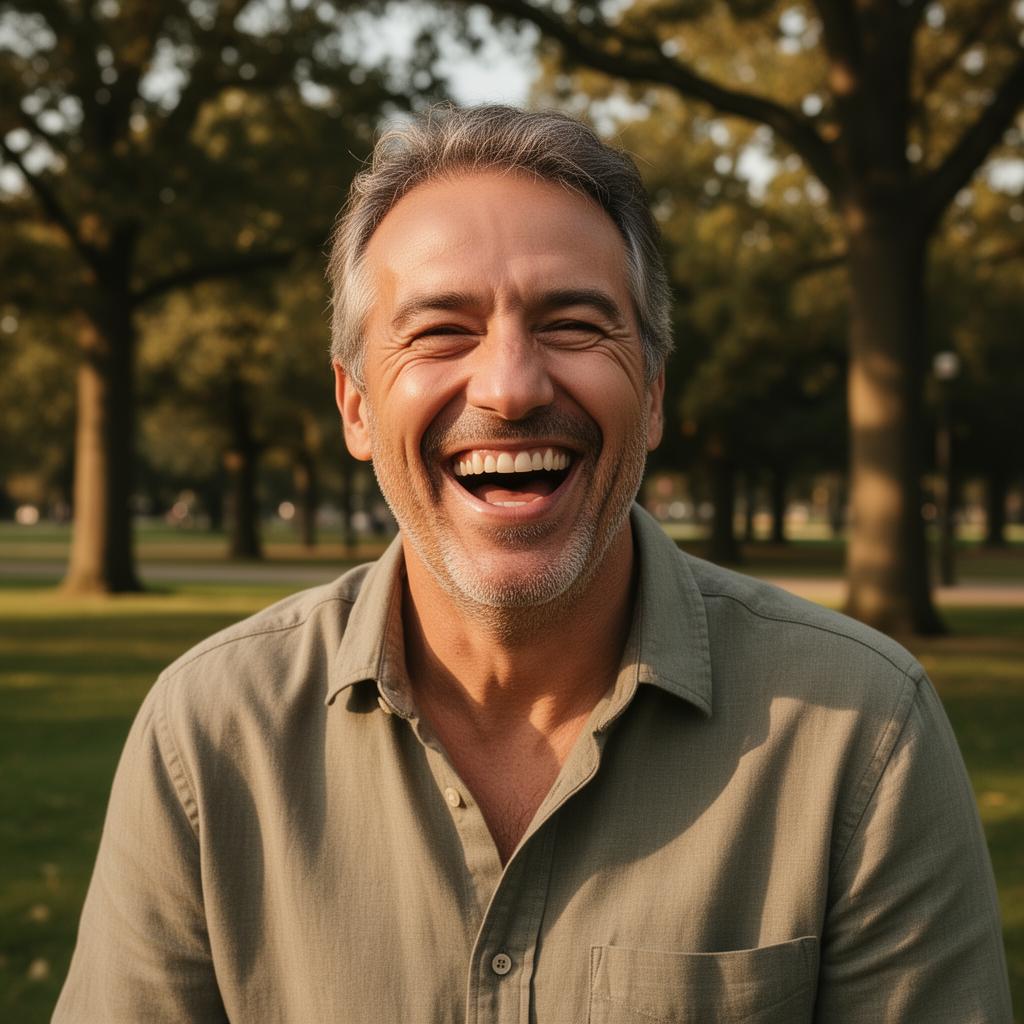Man running outdoors after testosterone therapy